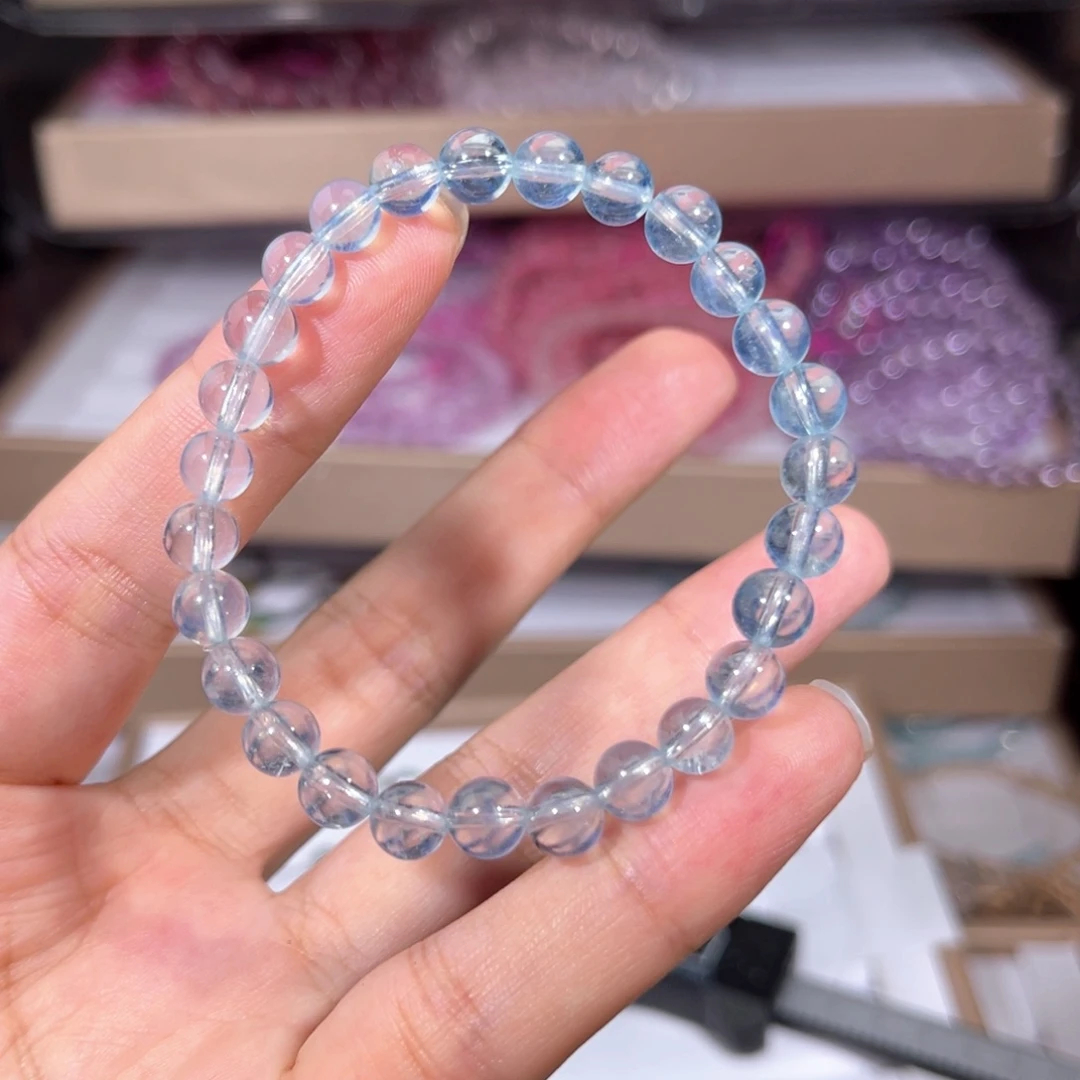 海蓝宝石手链未镶嵌海蓝宝004