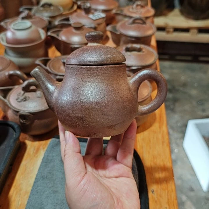 粗陶泡茶壶梨壶粗陶