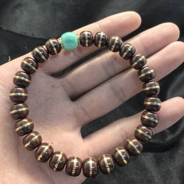 【地主专属】2 G39489-紫金鼠实心腰带手串-多样性发其一-9mm