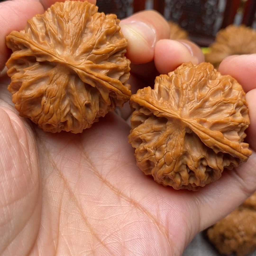 文玩核桃把件坎**蹲全品苹果园39尺