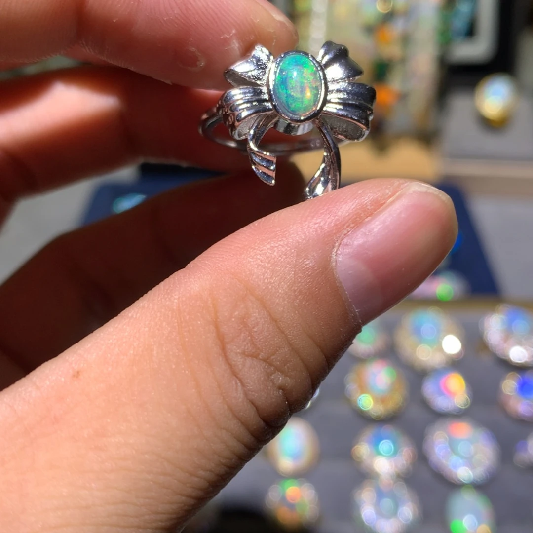 欧泊合金欧泊戒指