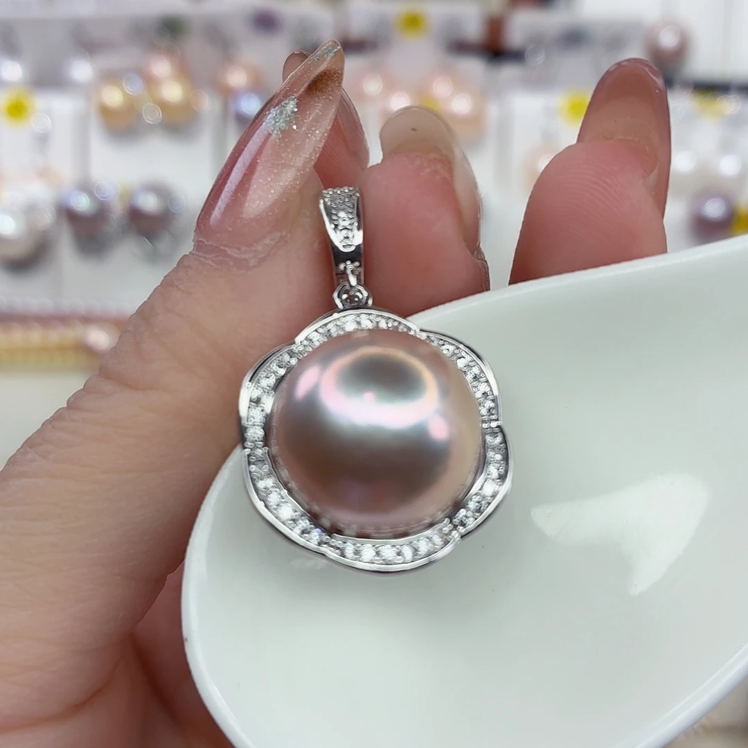 合金淡水珍珠颈饰