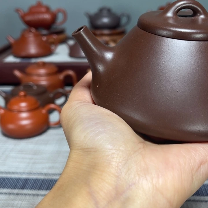 游***间紫砂茶壶半手瓢230cc