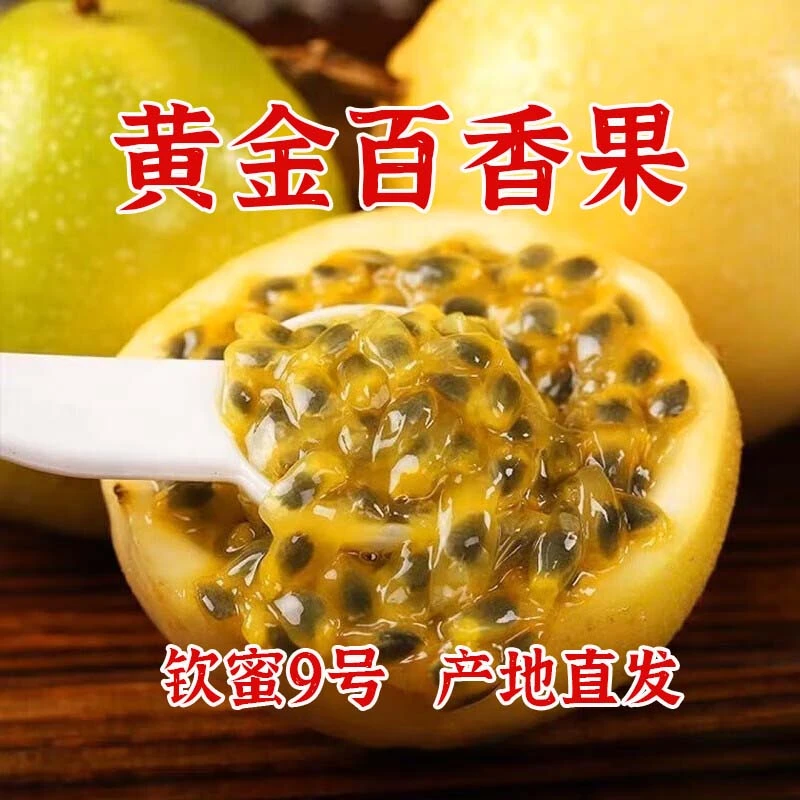 广西钦蜜9号黄金百香果产地直发当季水果