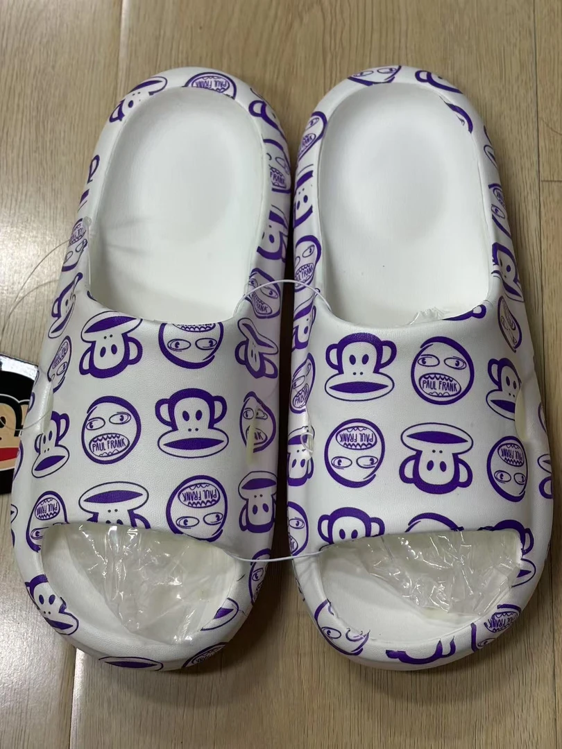 【X4/80】65706大嘴猴满印情侣一字拖