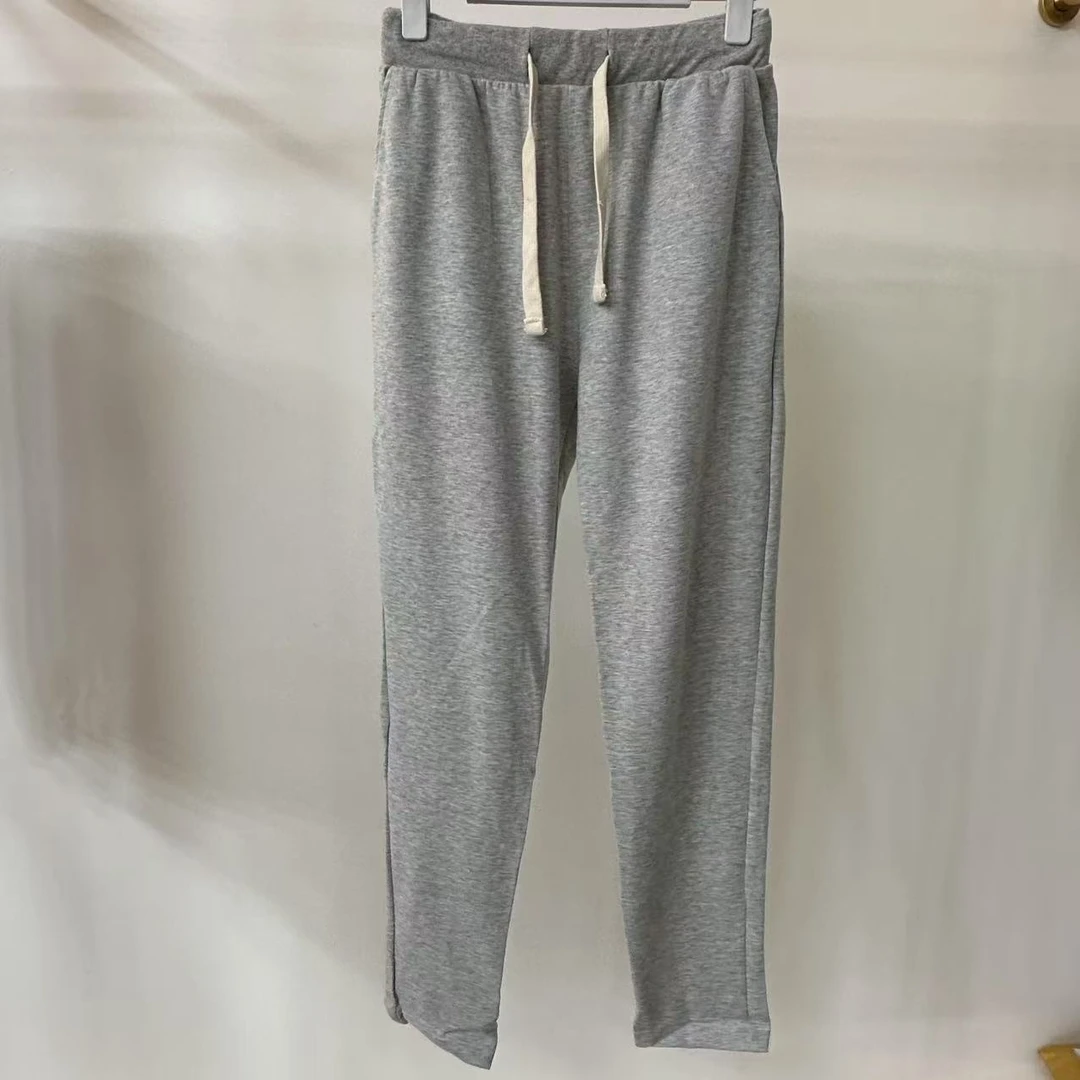 318休闲简约运动长裤松紧腰时尚女宽松萝卜裤