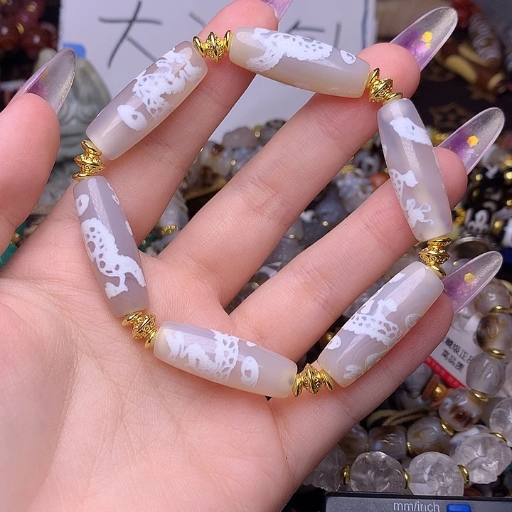 玛瑙/玉髓未镶嵌手链