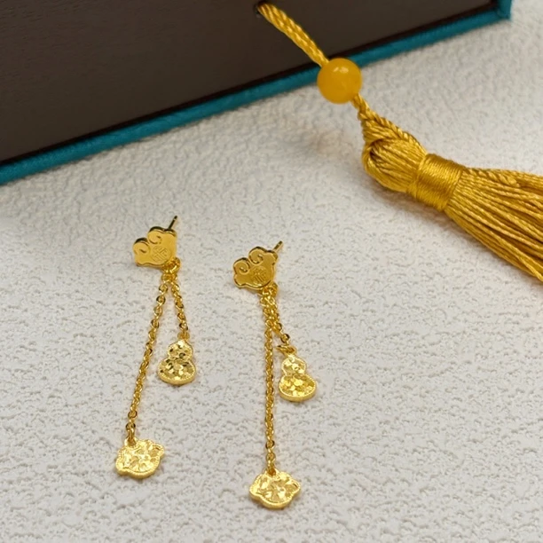 足银银制品 耳环系列  轻奢百搭 耳线耳环精致时尚小饰品复古