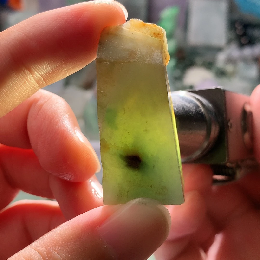 翡翠散珠翡翠原石片料