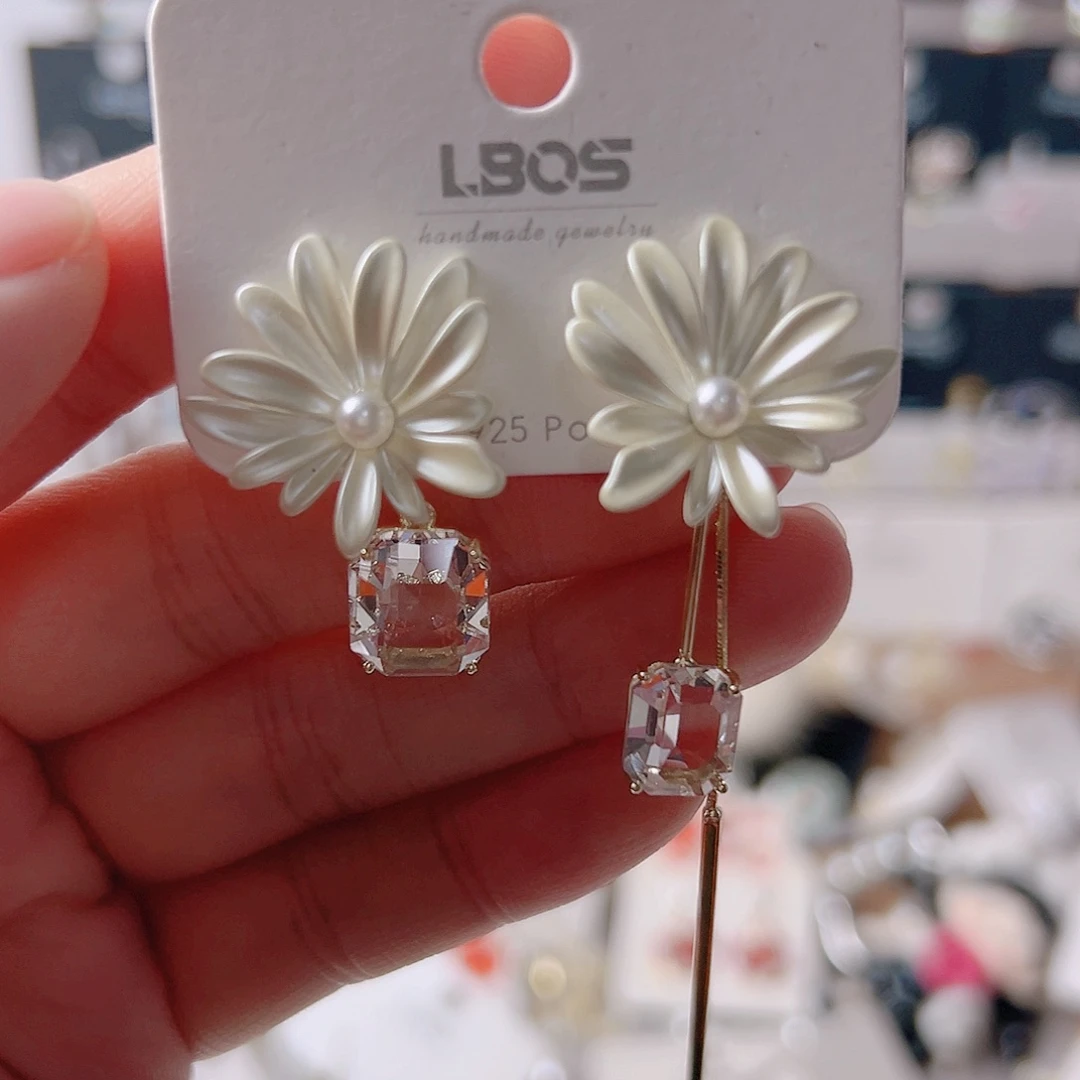 琉璃纯铜合金耳环的