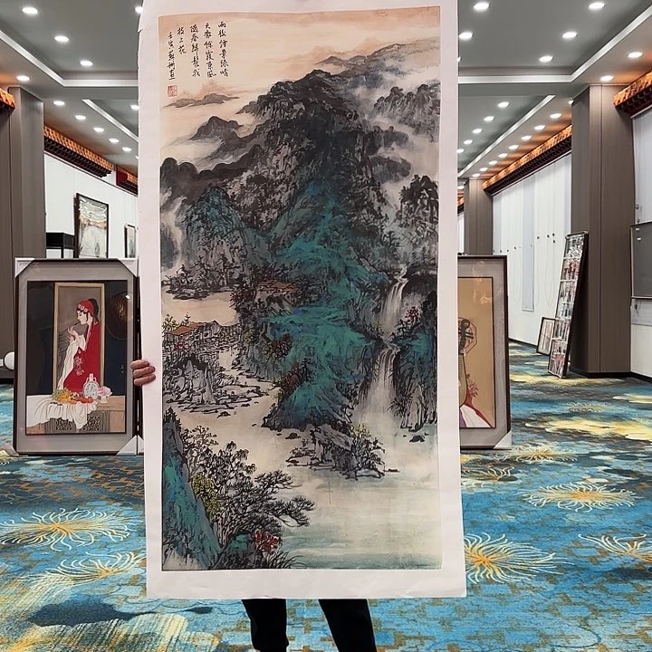 国画苏珊老师展览原作