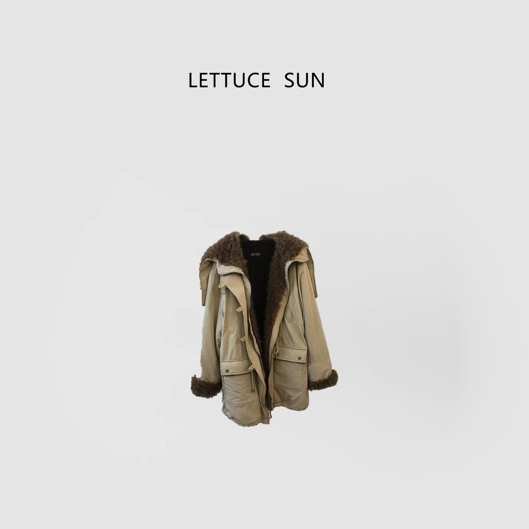 「空降派克」秋冬翻领抽绳收腰棉衣外套（仅支持48小时退换）