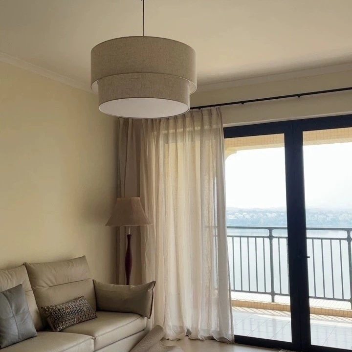 北欧客厅简约卧室餐厅创意大气圆形吊灯阳台家用灯饰极简客厅灯