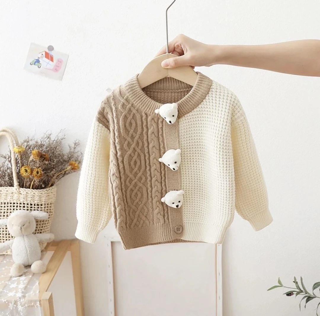 【001-200编码】孤品撤柜精品男女童尾货毛衣秋冬冬季加绒厚针织衫