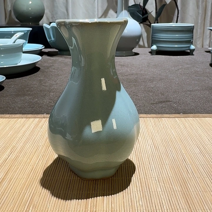 杯子全手工，海棠瓶