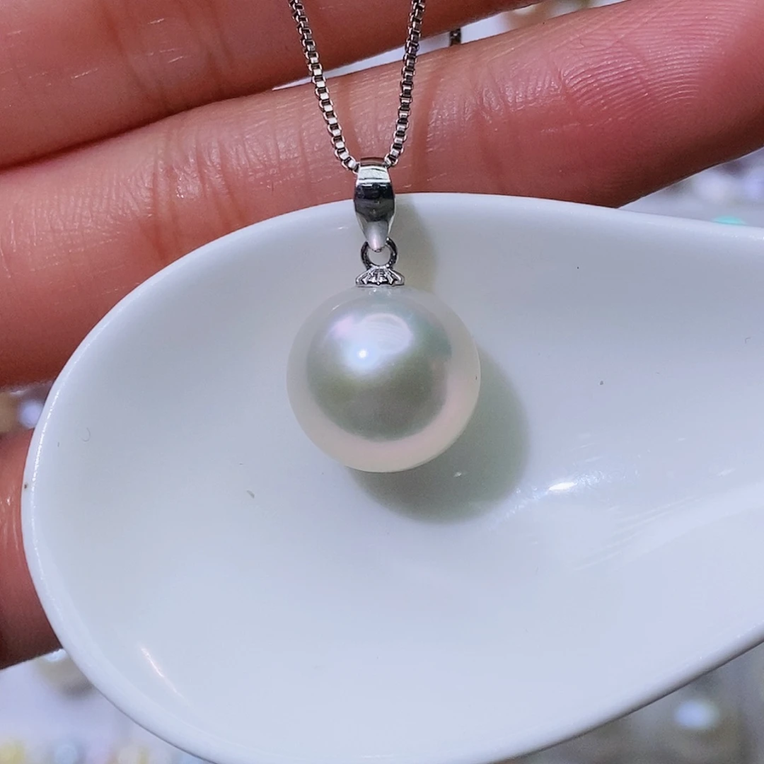 淡水珍珠颈饰银S925镶嵌