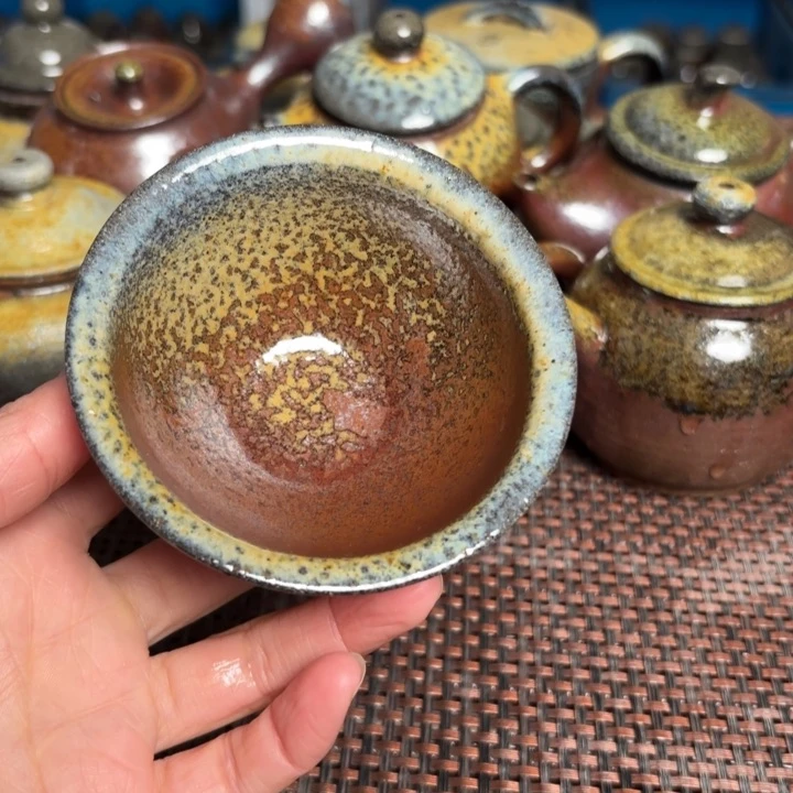 茶杯紫砂印记斗笠100 C