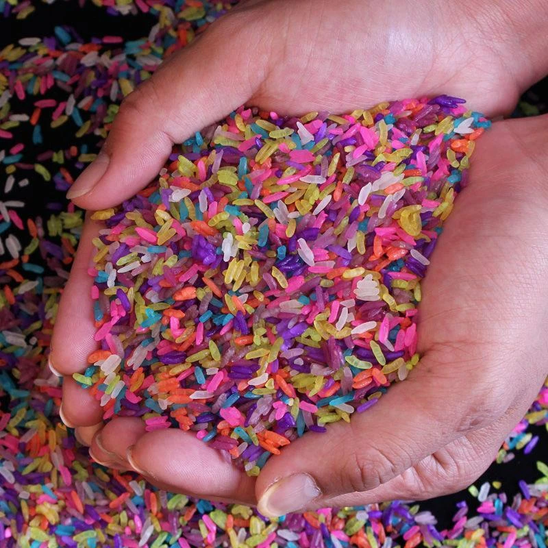 彩色米花米饭五彩米糯米特产罗平布依族纯植物染色9色混合装500克