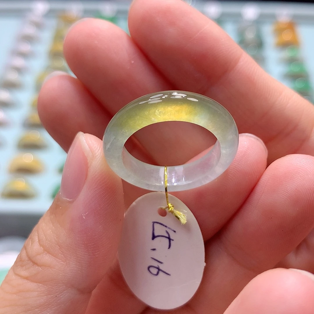 未镶嵌戒指翡翠1516圈