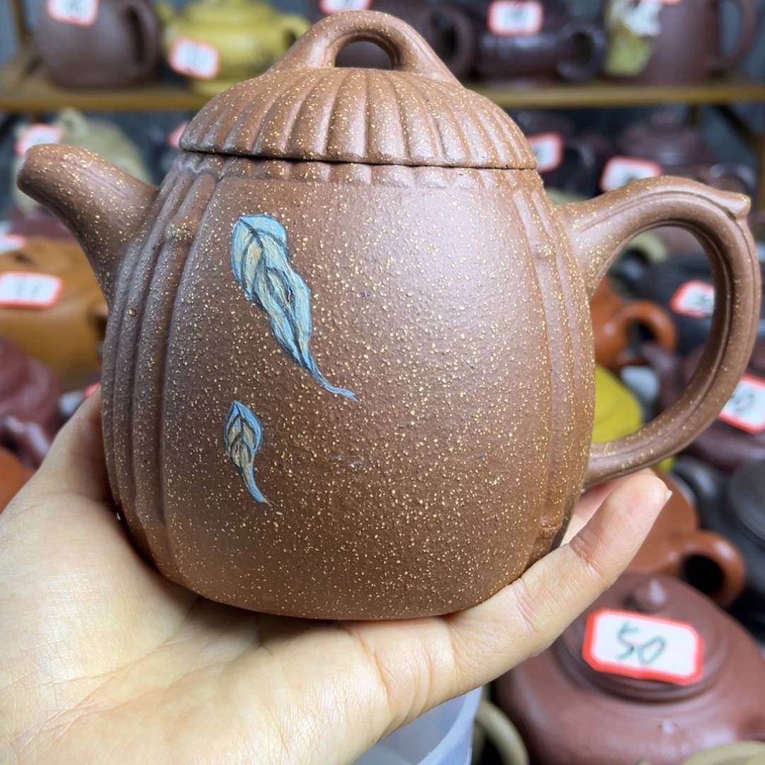 紫砂茶壶宜兴紫砂壶微瑕跳沙晃盖