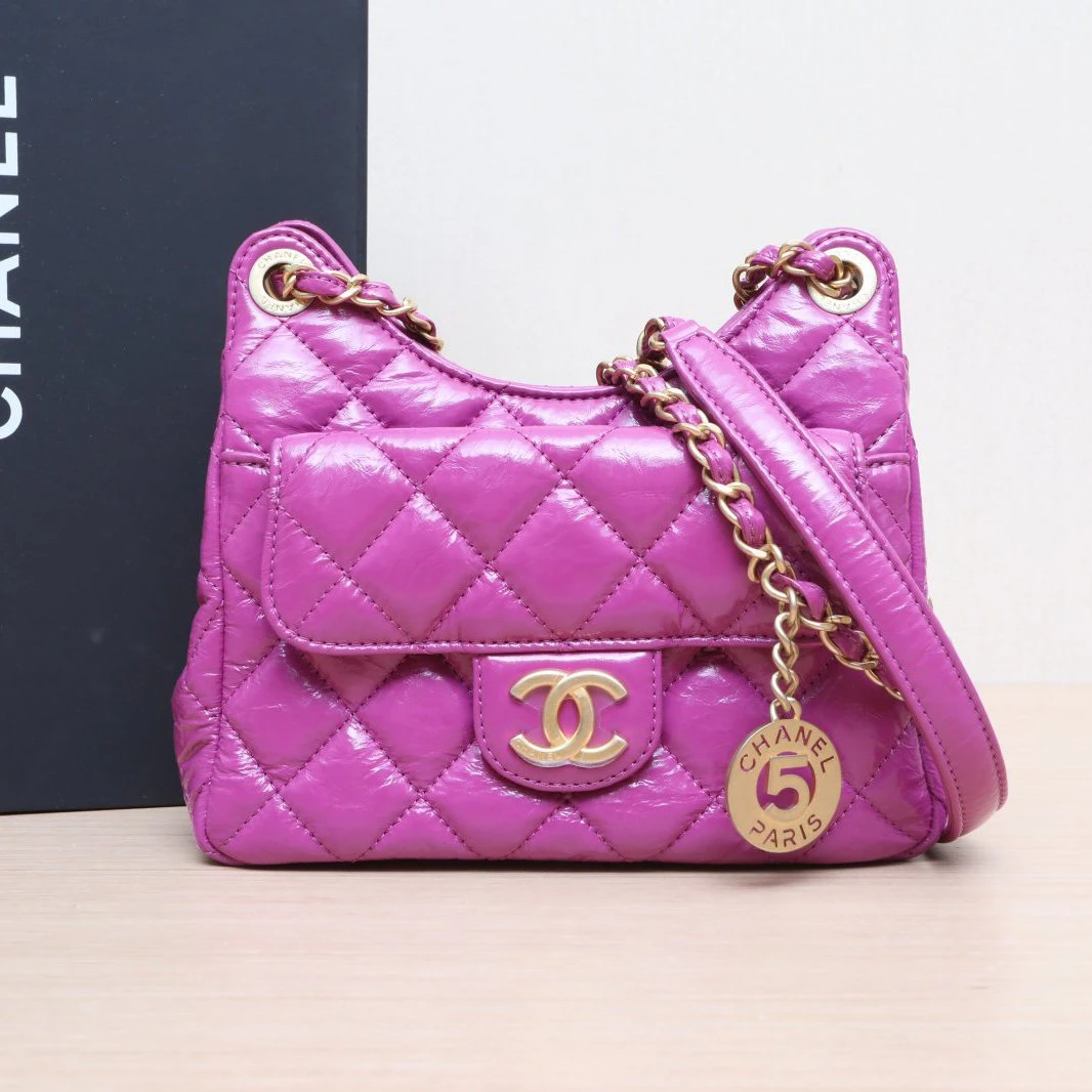 99新 Chanel/香奈儿 小花6花 天猫精灵 HOBO嬉皮包 小号