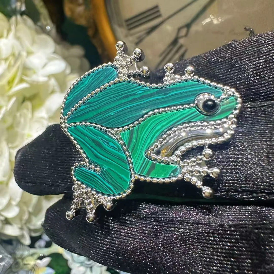 铜合金胸针 青蛙 胸针