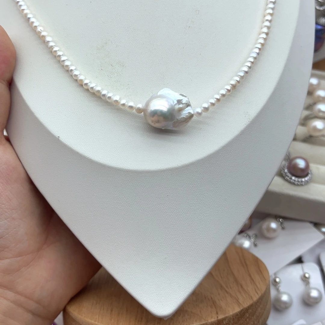 淡水珍珠未镶嵌颈饰