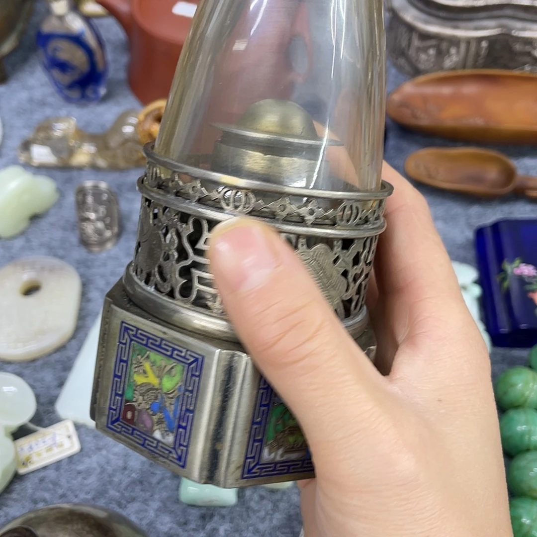 心***成铜摆件一个小物件。