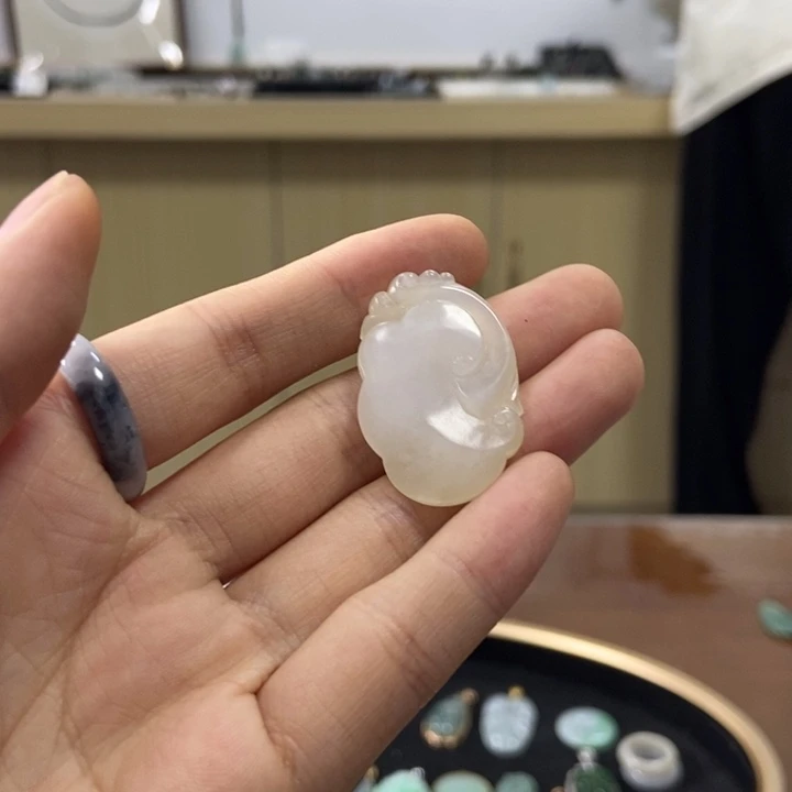 和田玉未镶嵌颈饰1346774357