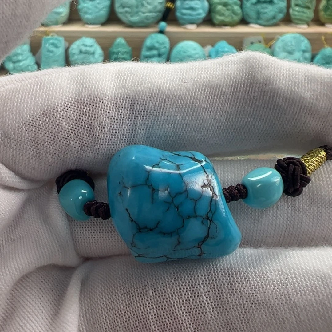 未镶嵌绿松石随形19.5mm