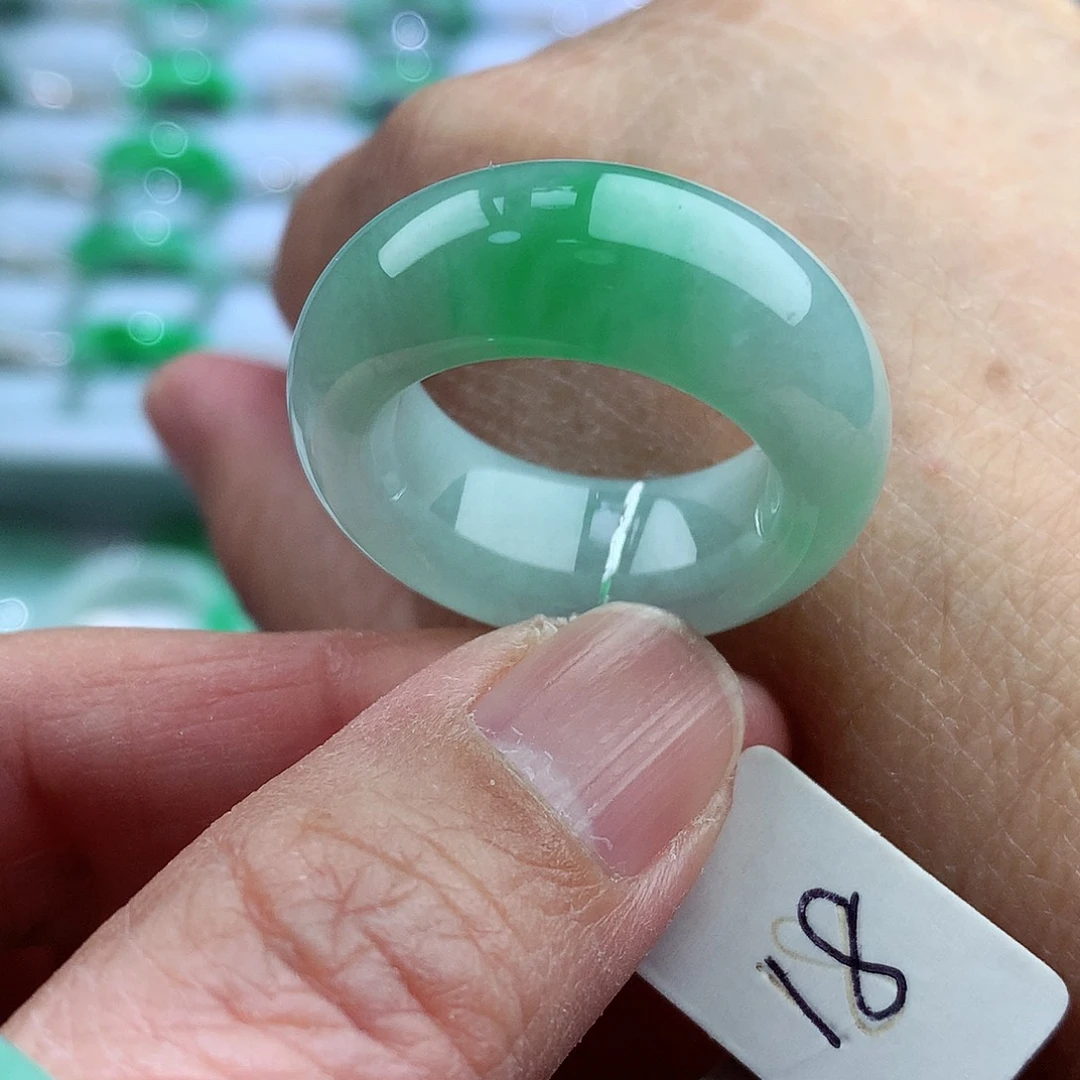 未镶嵌戒指翡翠18号