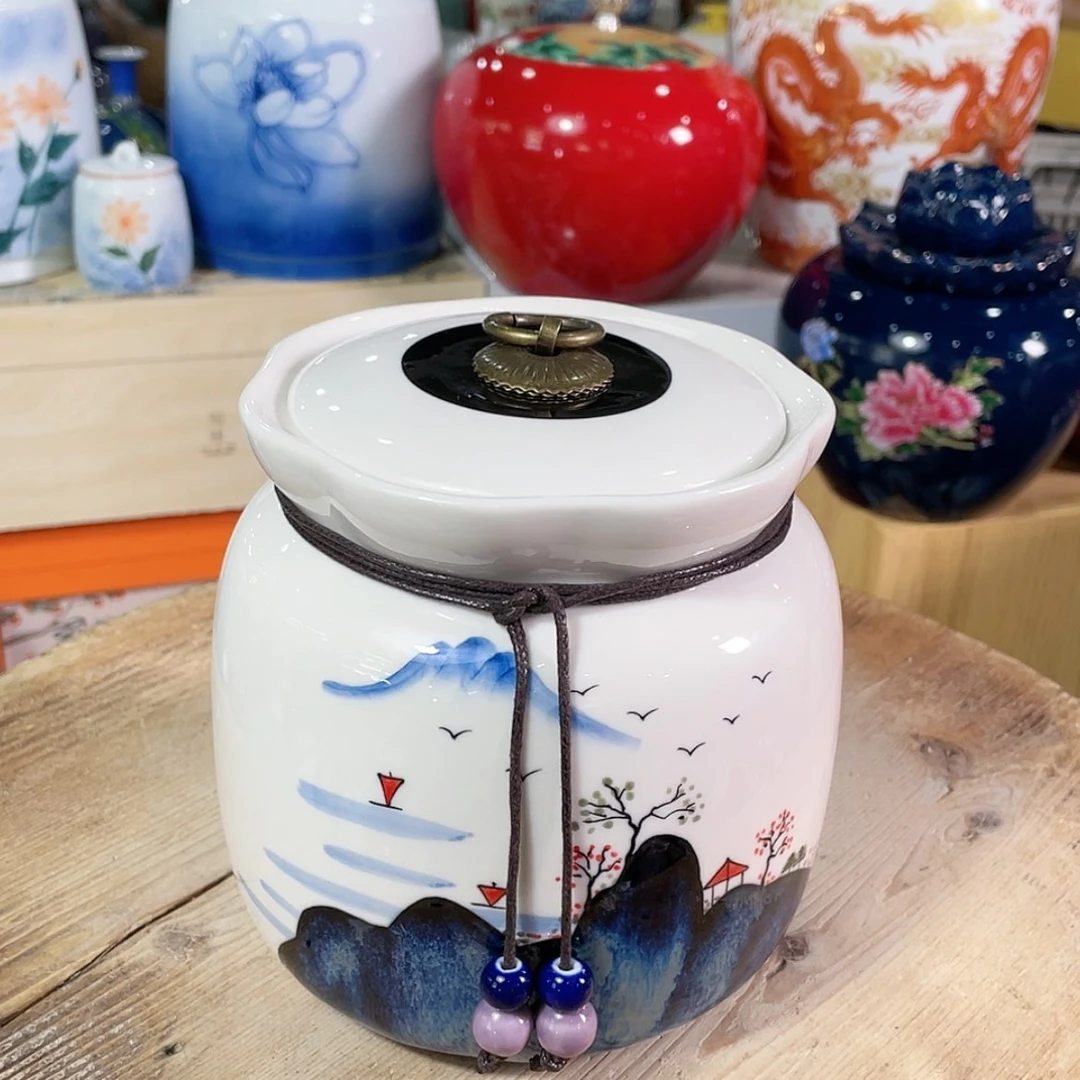 【闪购商品】罐陶瓷茶叶罐密封罐