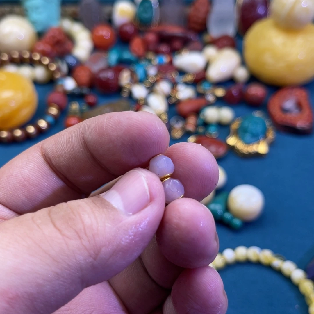 玛瑙/玉髓18K金镶嵌珠宝奇石20