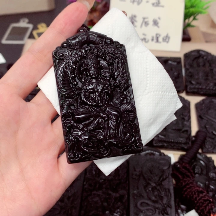 A****r天然a货钢琴黑挂件