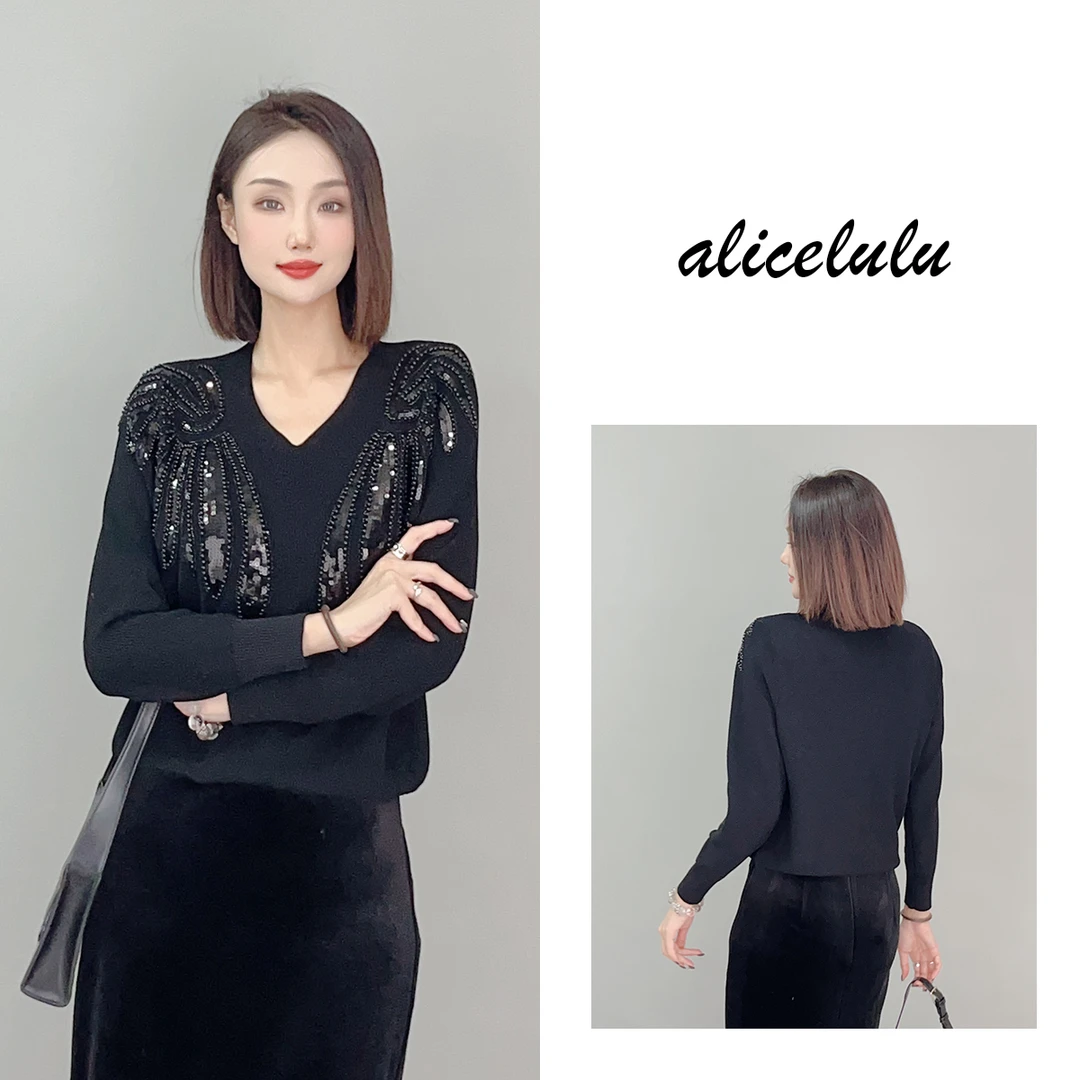ALICE “天使羽翼”毛衣 璀璨亮片 耐磨耐穿 S2141101U