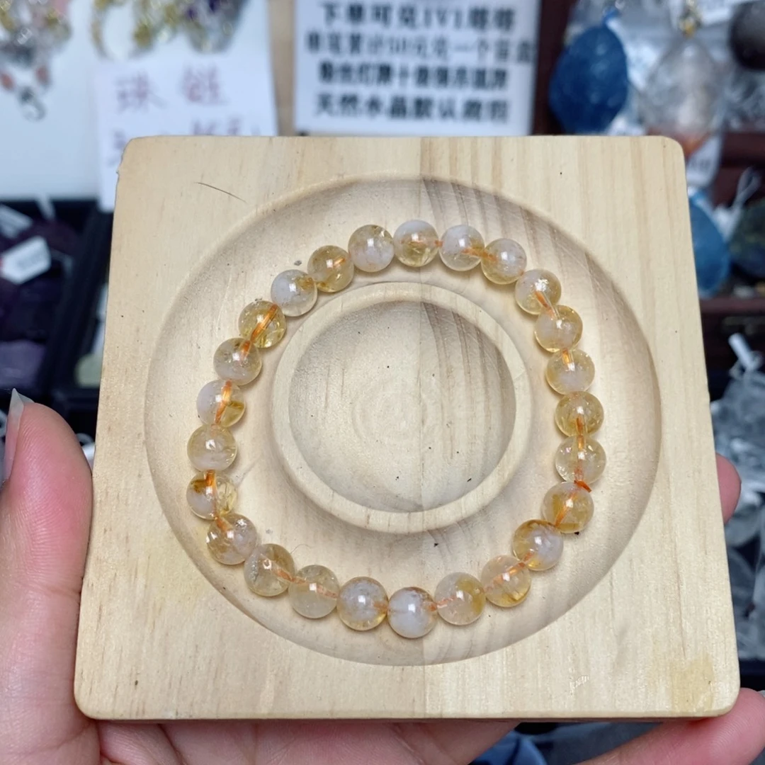 颈饰水晶未镶嵌黄塔串