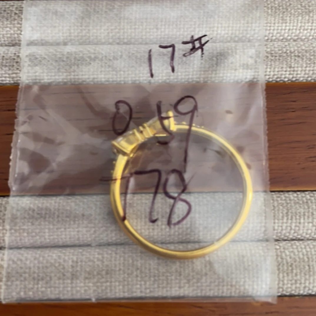 克重0.59 17号 大蝴蝶结6D戒指 足金999