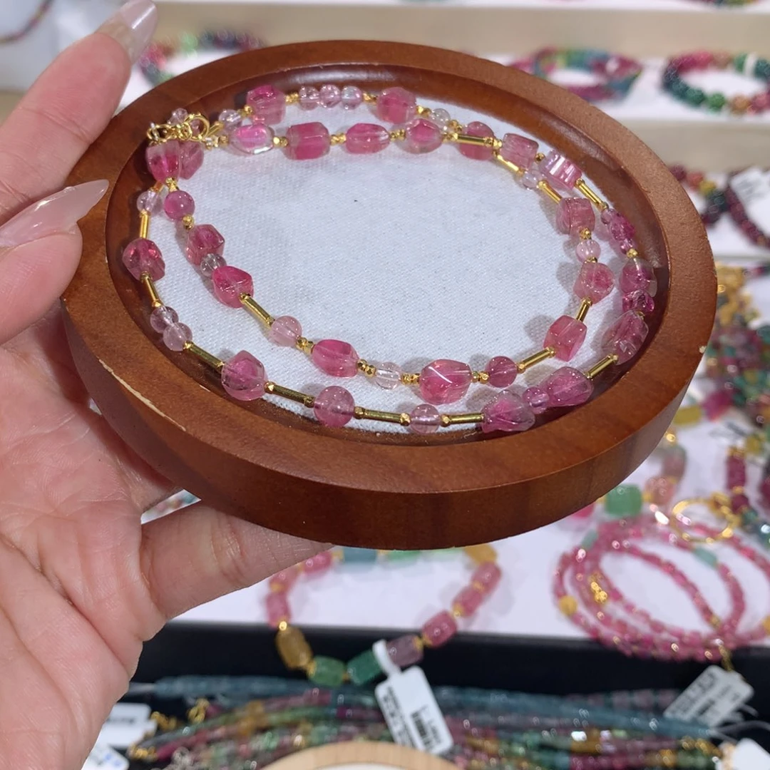 未镶嵌碧玺手串手链