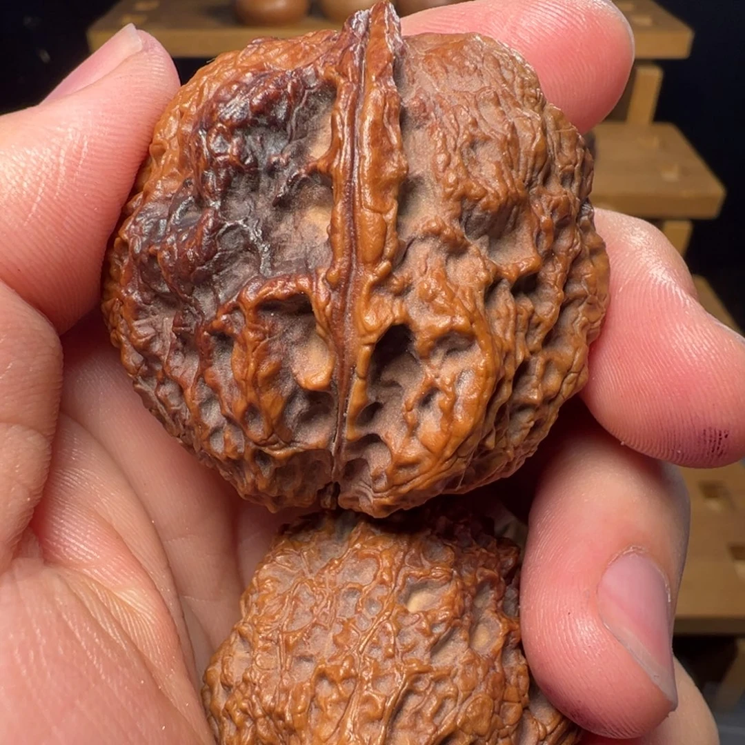 文玩核桃吊坠貔貅金蟾45mm