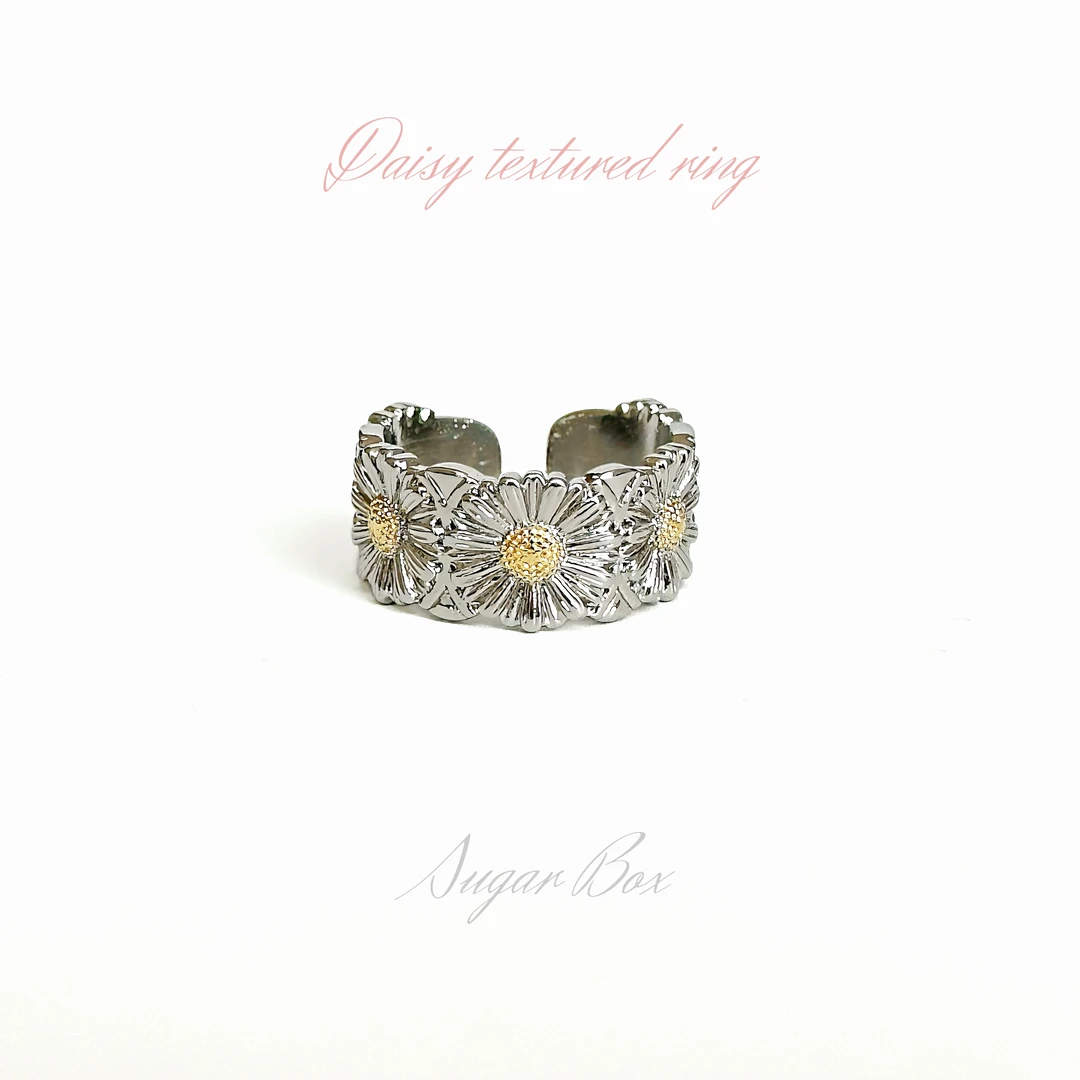 合金戒指 戒指2025新款雏菊戒指小清新气质甜美简约【SugarBox】