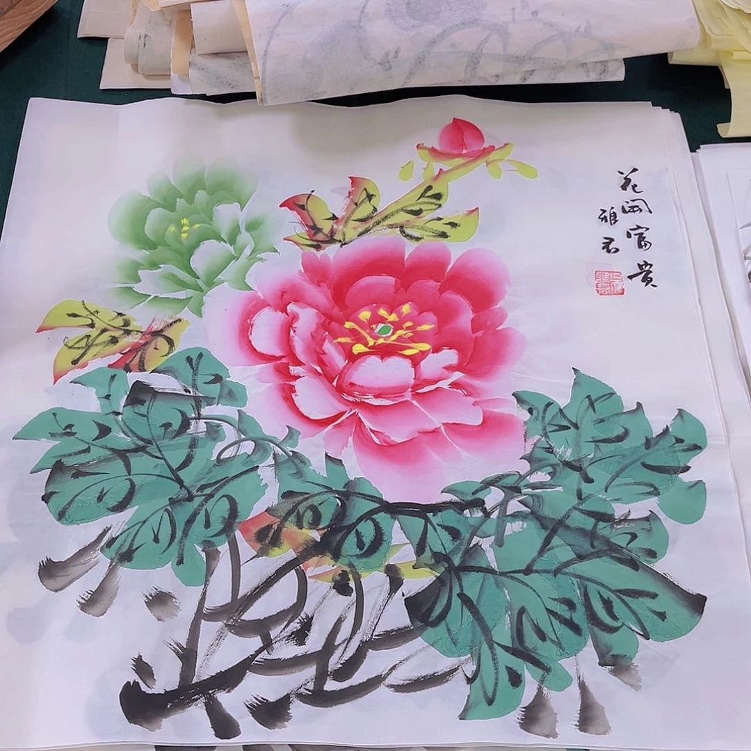 国画宣纸国画纯手绘作品