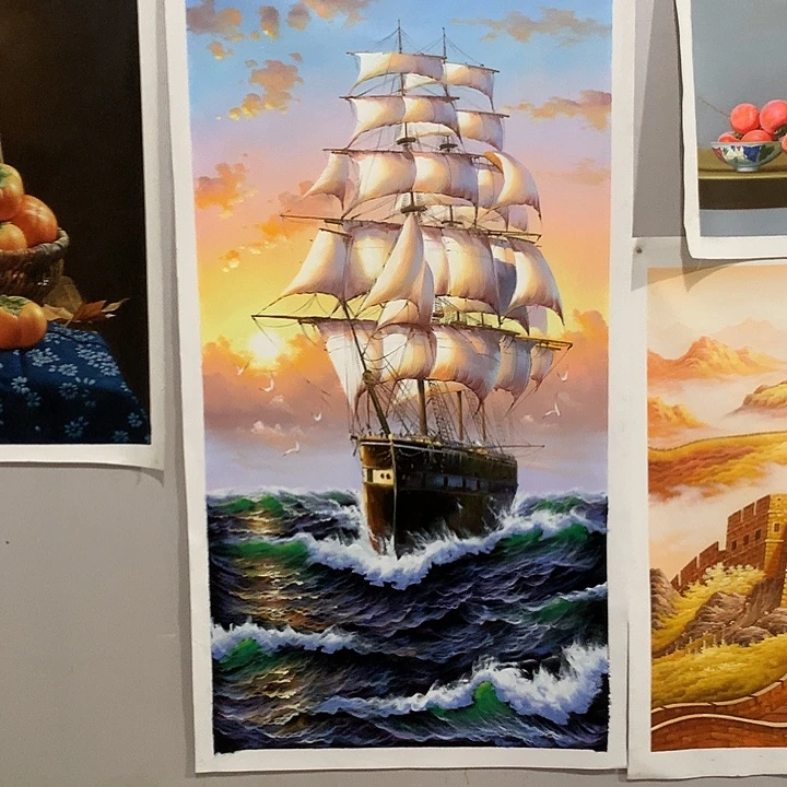 油画80*160手绘油画