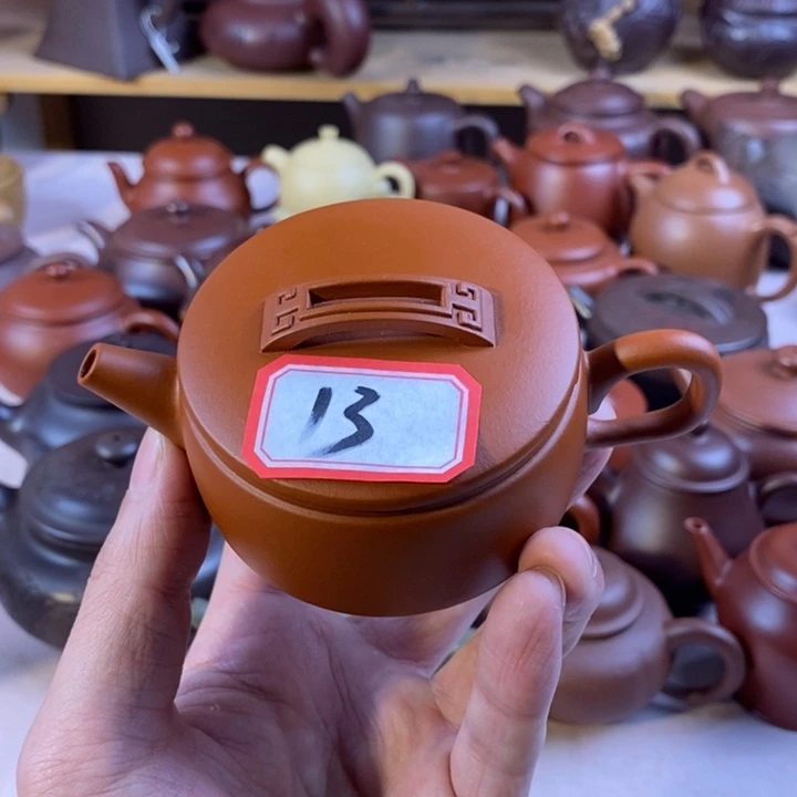 紫砂茶壶宠***任宜兴原矿微瑕紫砂壶