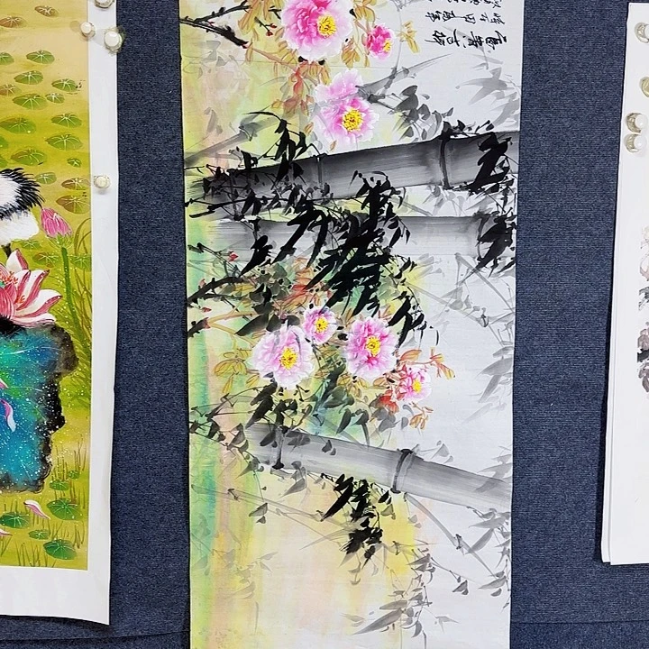 国画国画花鸟画作品