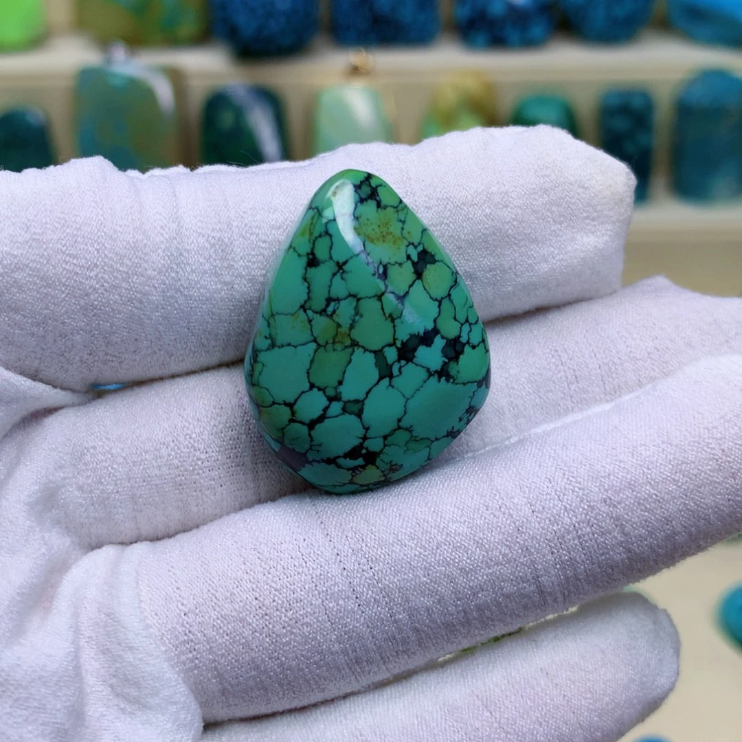 绿松石未镶嵌三彩随行