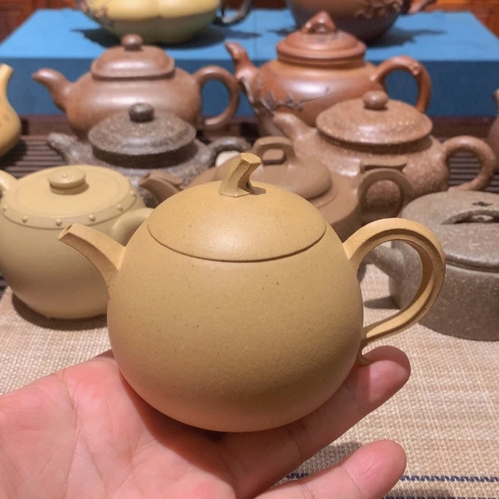 茶壶紫砂本山绿茄瓜