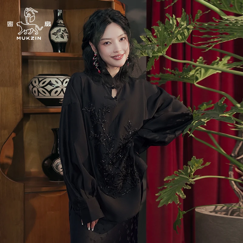 密扇竹事皆宜夏季中国风复古汉元素防晒服M24CA03023001