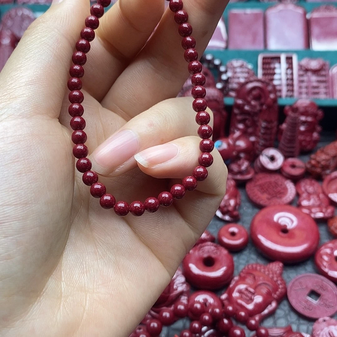 天然辰砂朱砂手串
