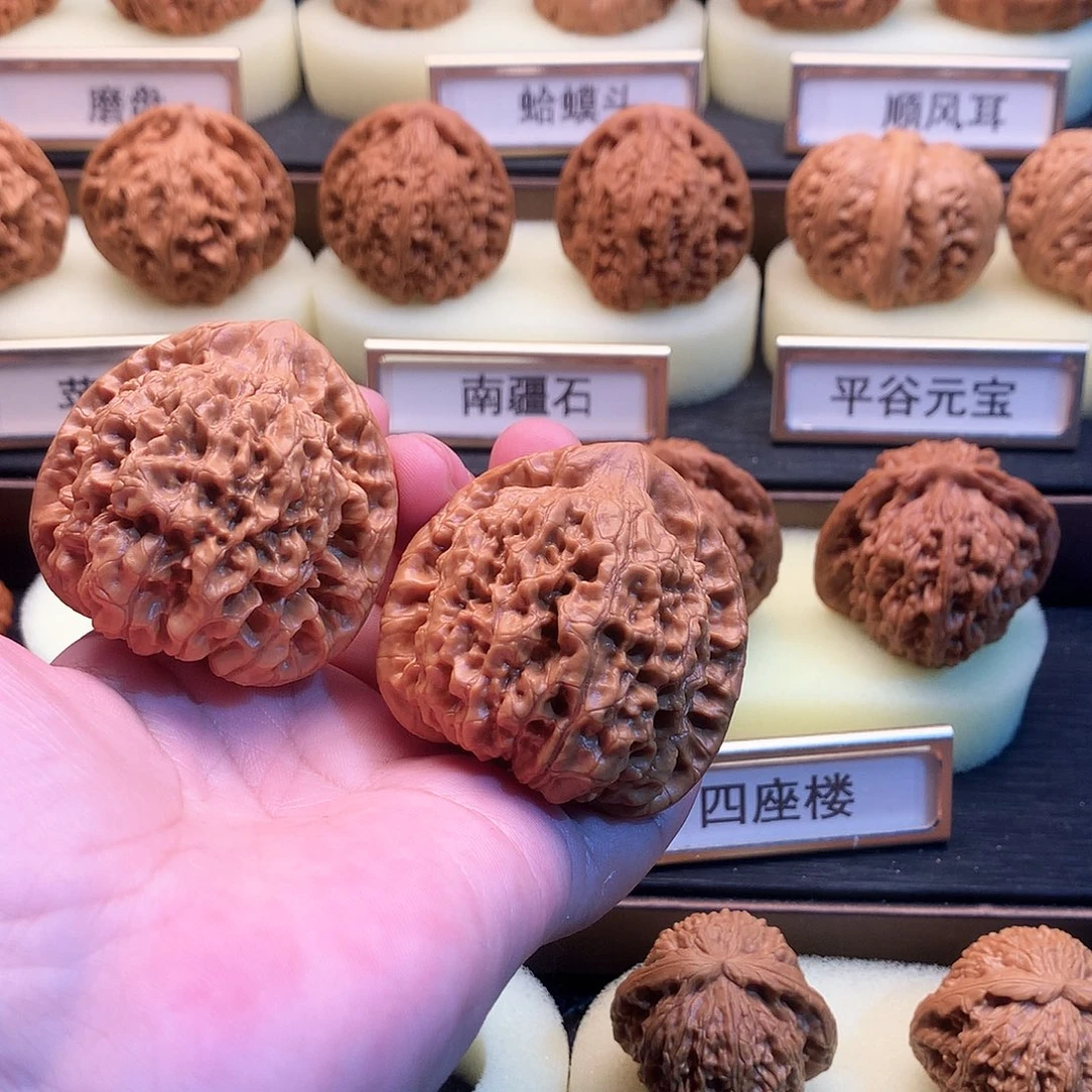 文玩核桃吊坠675号官帽46+
