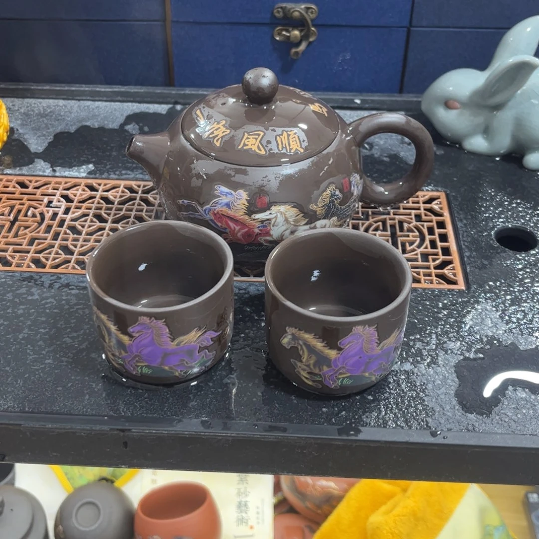 茶杯紫砂紫砂壶一壶2杯